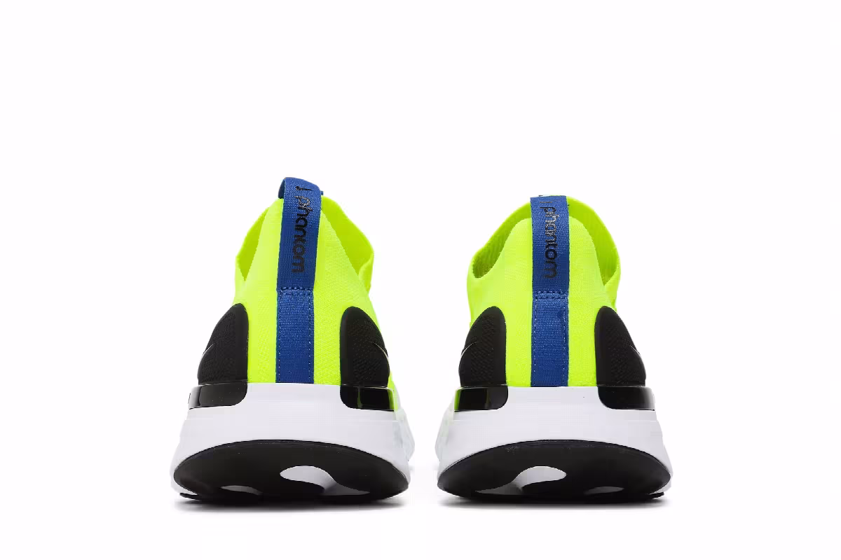 Nike React Phantom Run Flyknit 2 White Yellow, view 7