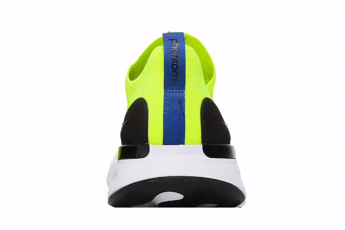 Nike React Phantom Run Flyknit 2 White Yellow, view 8