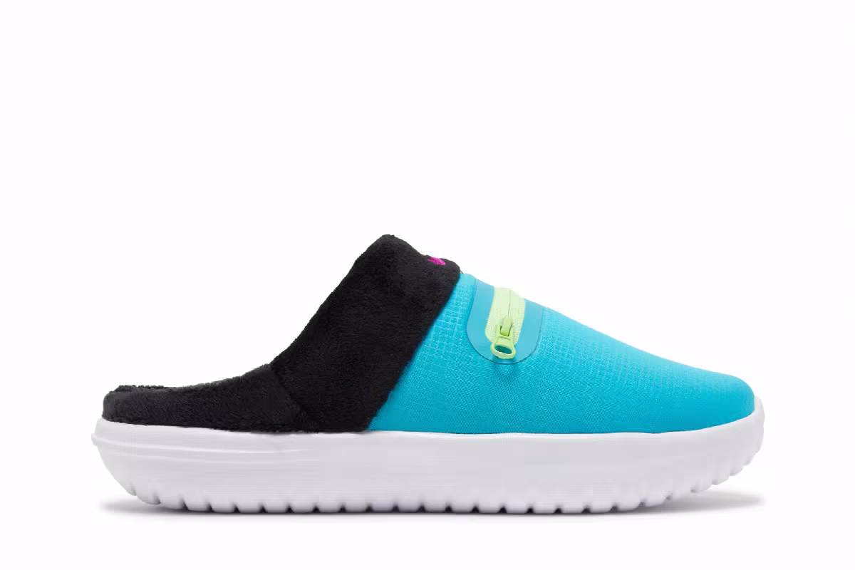 Nike Women's Burrow Turquoise Blue Lime Glow, view 2