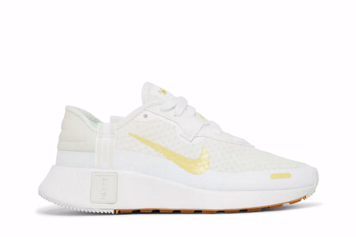 Nike Women's Reposto White Saturn Gold, view 2