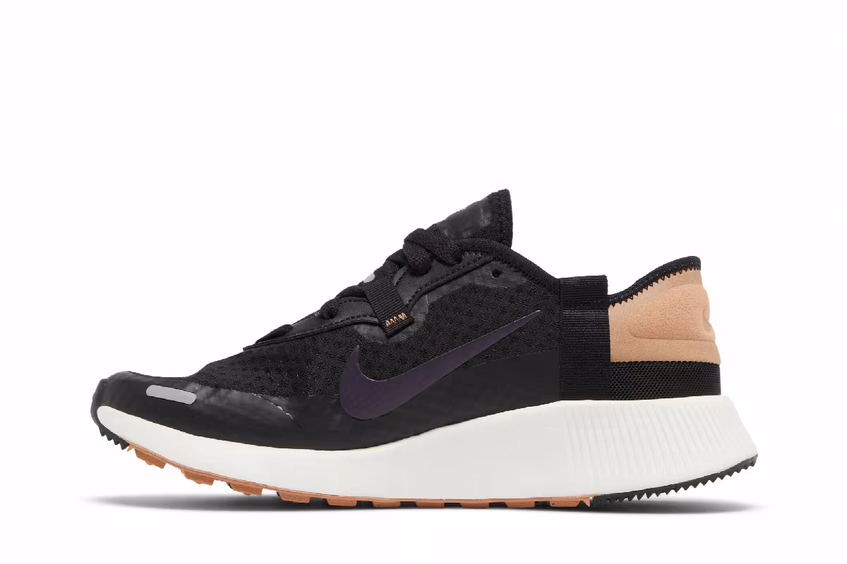 Nike Women's Reposto Black Light Cognac, view 4