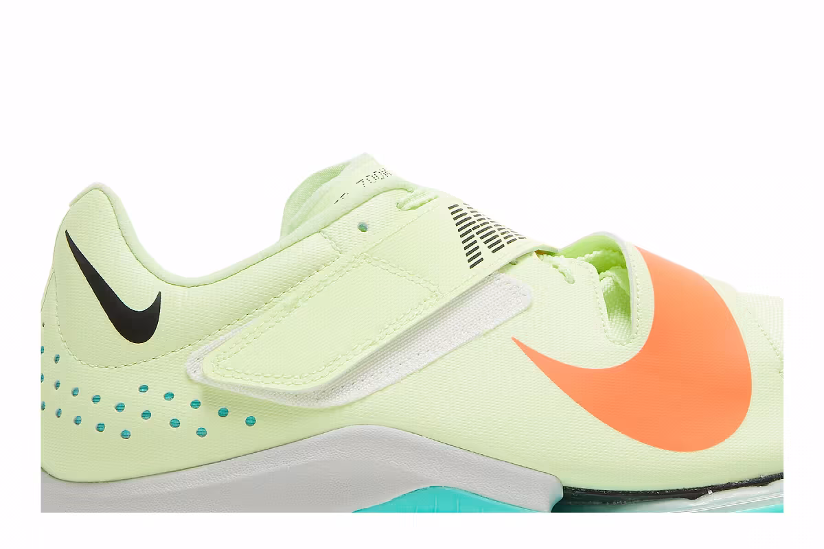 Nike Air Zoom Long Jump Elite Barely Volt Hyper Orange, view 3