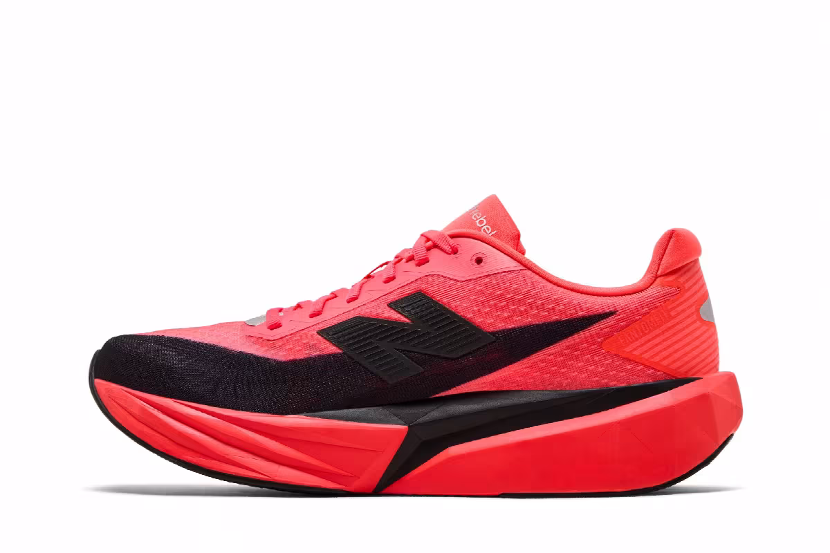 New Balance FuelCell Rebel v5 Urgent Red, view 4