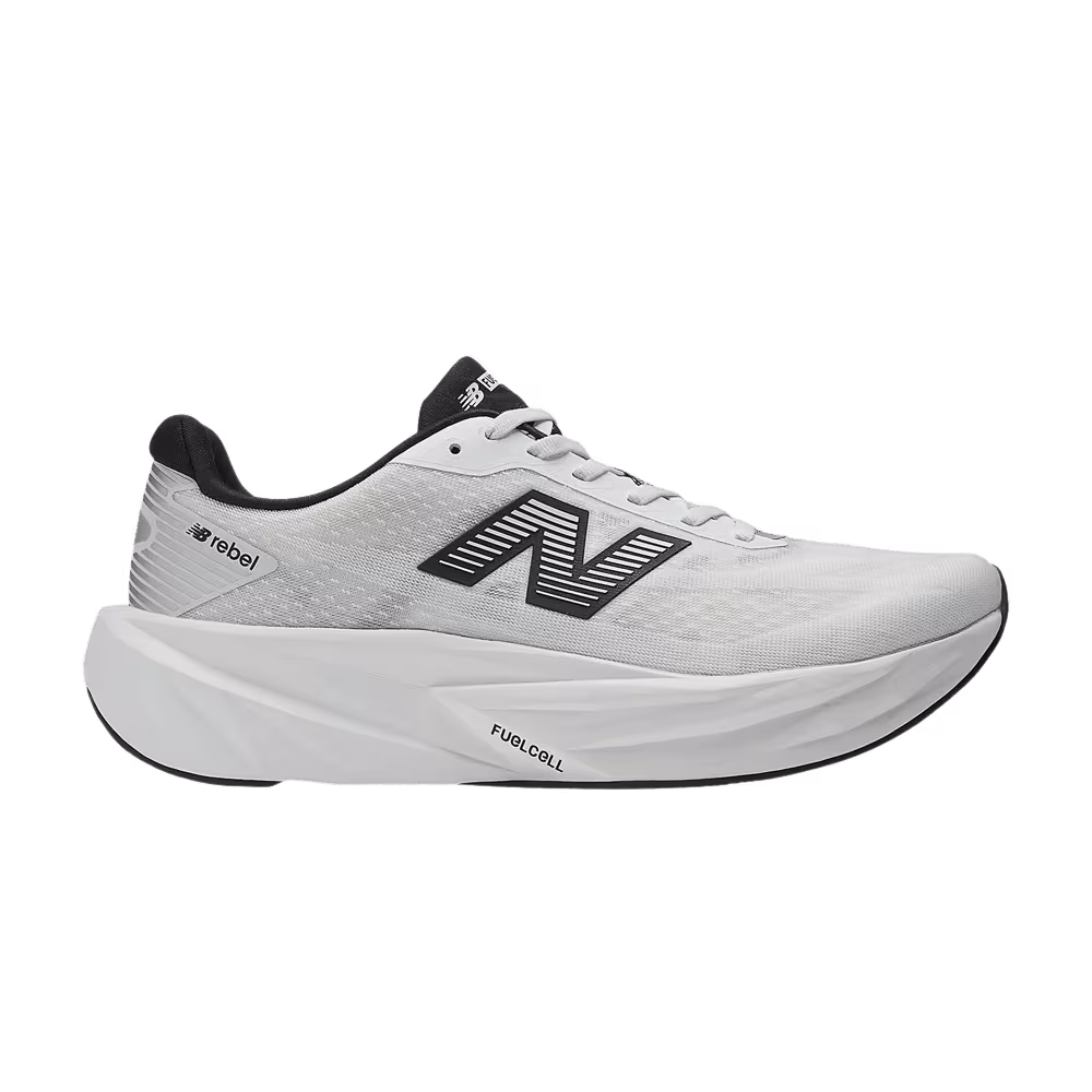 New Balance FuelCell Rebel v5 White Black Silver Metallic