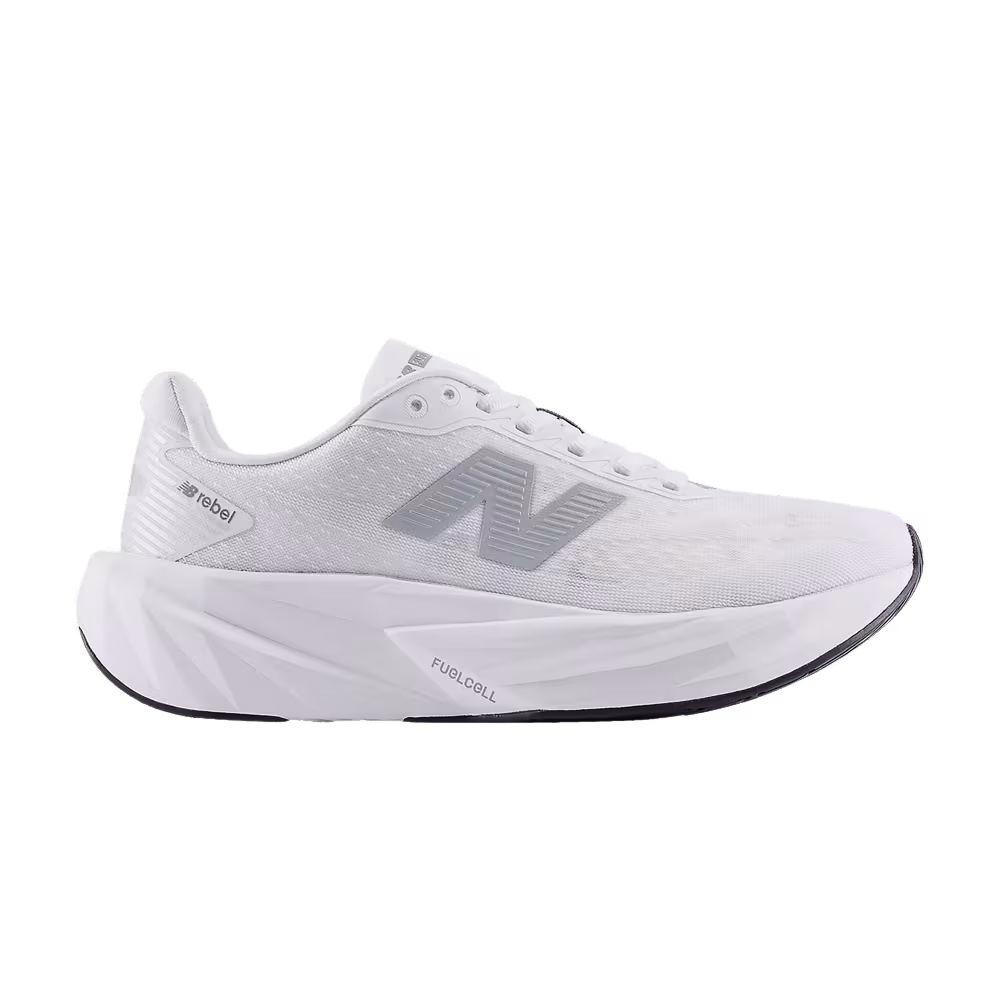 New Balance Women's FuelCell Rebel v5 White Silver Metallic