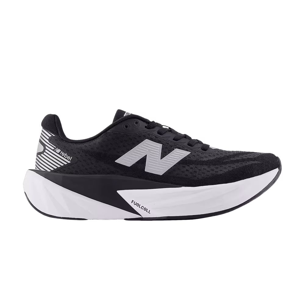 New Balance Women's FuelCell Rebel v5 Black White Silver Metallic