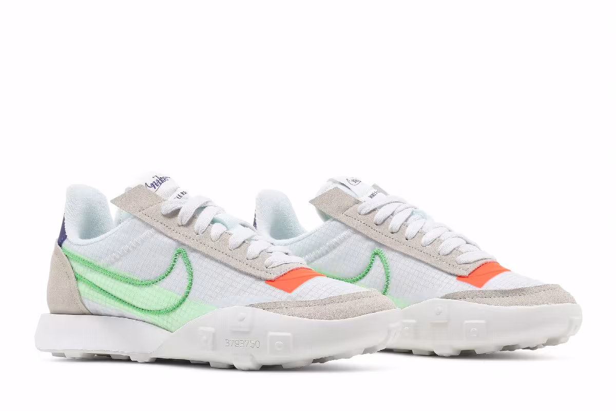 Nike Women's Waffle Racer 2X Desert Sand Mean Green, view 9