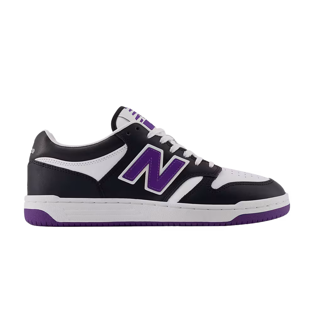 New Balance 480 Black White Purple