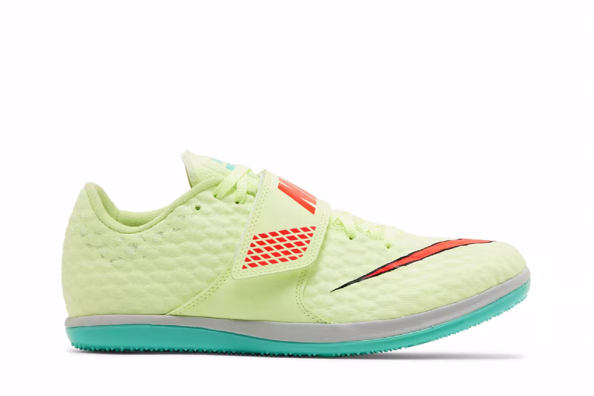 Nike High Jump Elite Barely Volt Hyper Orange, view 2