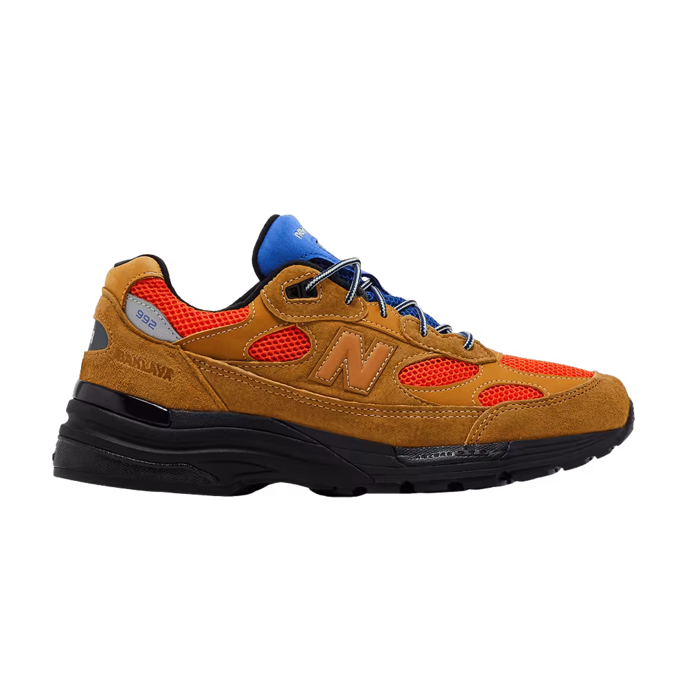 Action Bronson x New Balance 992 Made in USA Tan Orange Blue