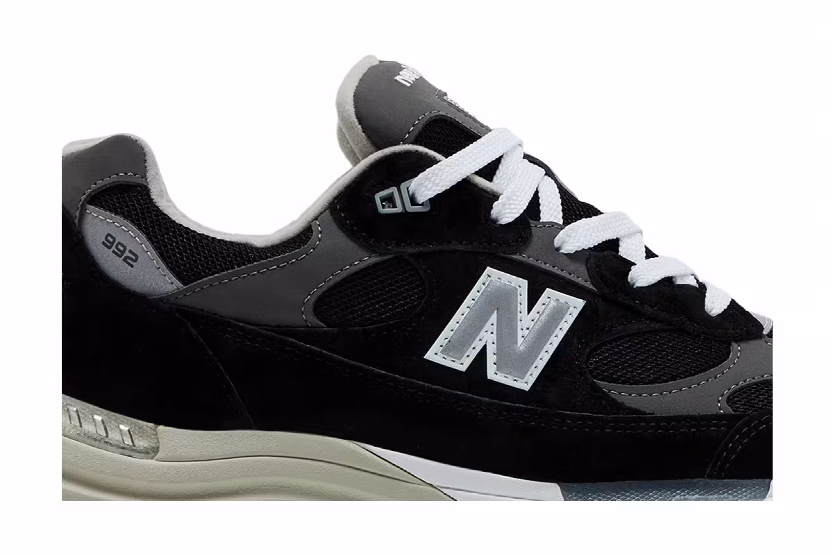 New Balance 992 Made in USA Black 2025, view 3