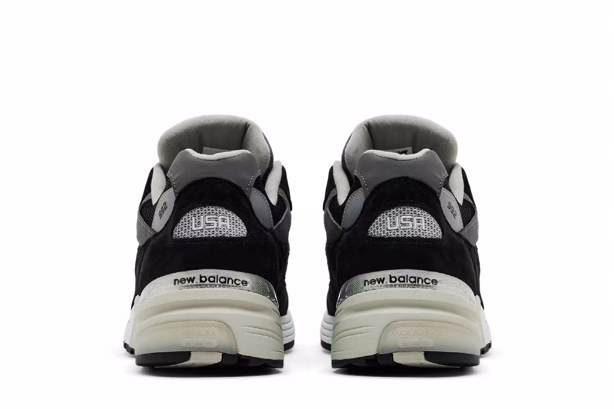 New Balance 992 Made in USA Black 2025, view 7