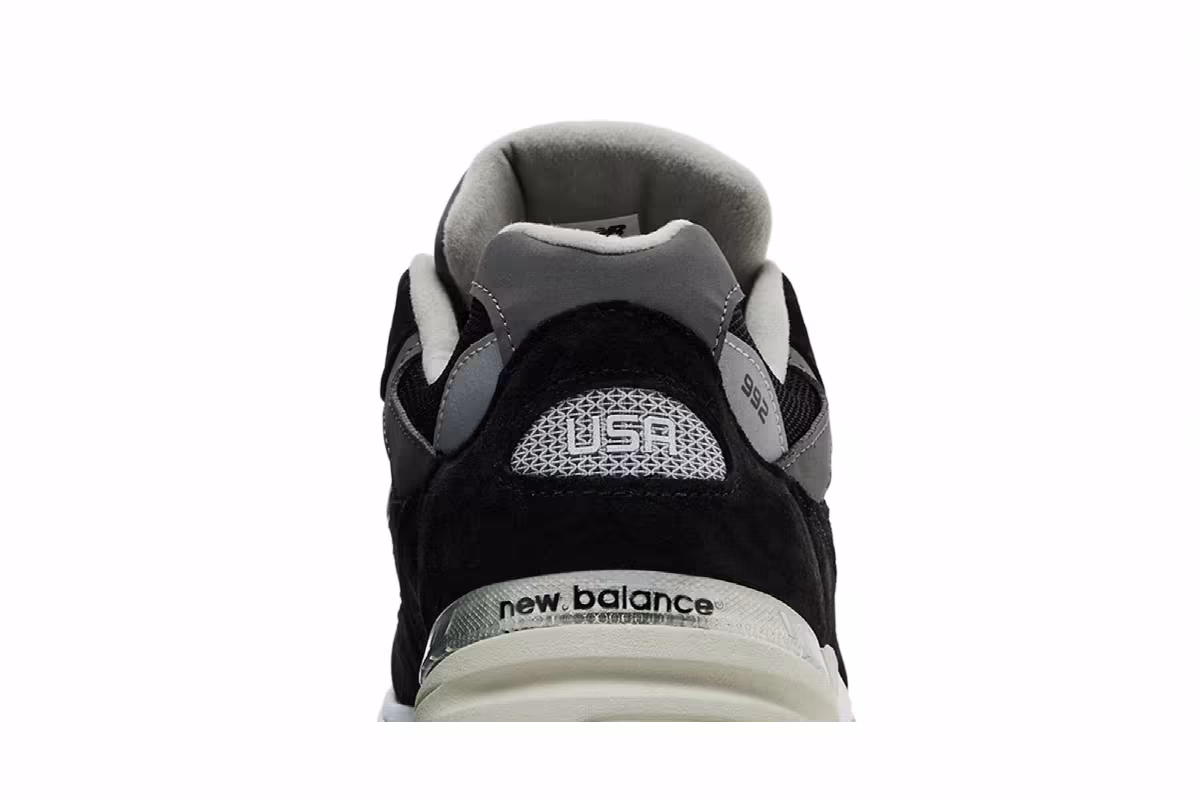 New Balance 992 Made in USA Black 2025, view 8