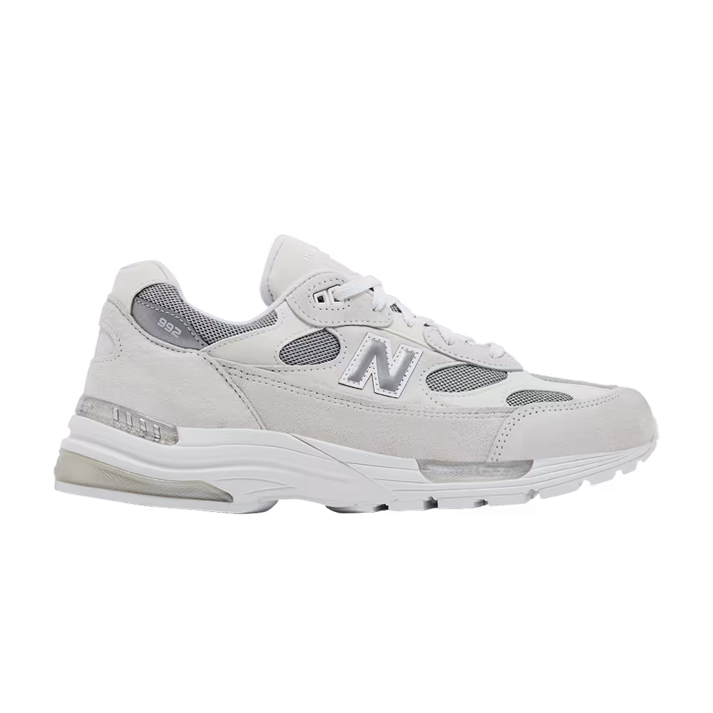 New Balance Men's 992 Made in USA White Reflection