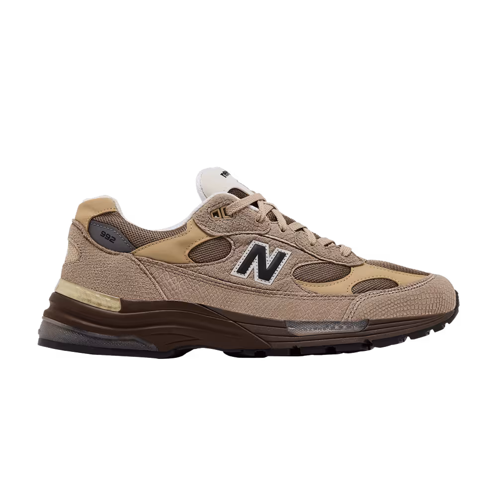 Teddy Santis x New Balance 992 Made in USA Driftwood Rich Oak