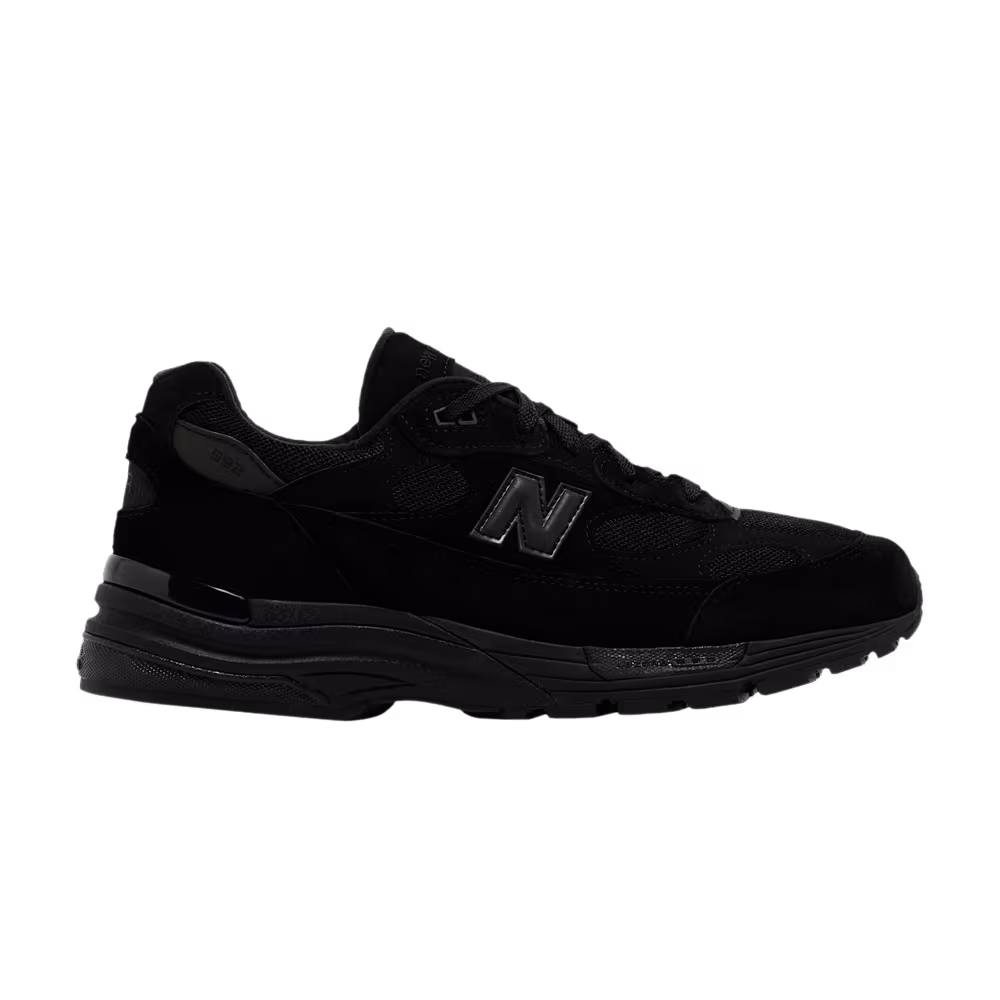 New Balance 992 Made in USA Triple Black 2025