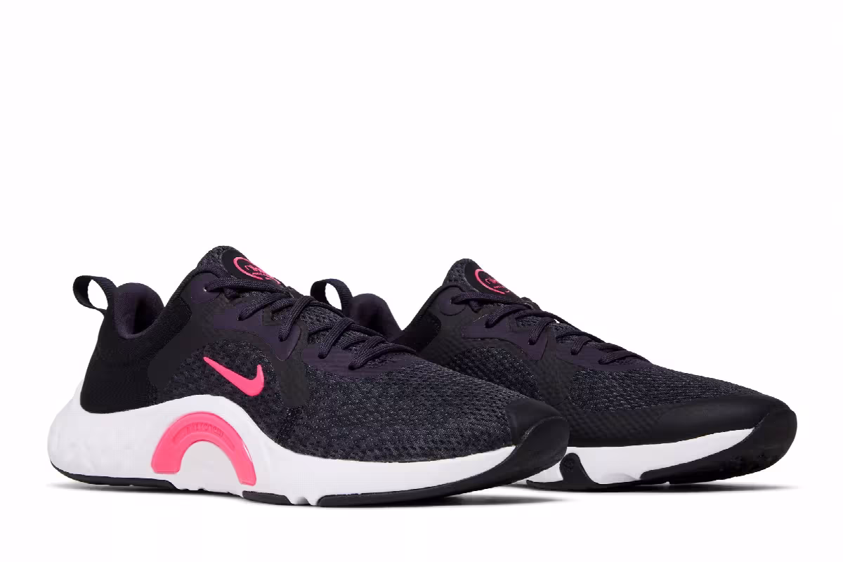 Nike Women's Renew In-Season TR 11 Black Hyper Pink, view 9