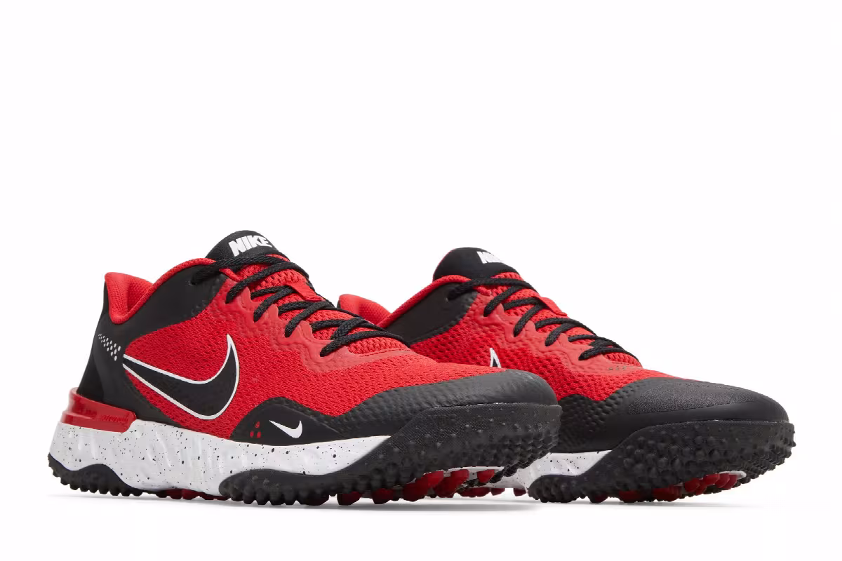 Nike Alpha Huarache Elite 3 Turf University Red, view 9