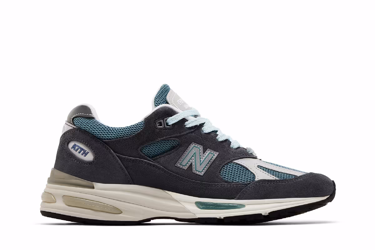 Kith x New Balance 991v2 Made in England Osaka Pack, view 2