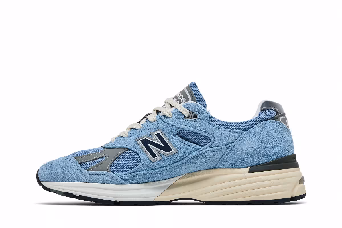 Teddy Santis x New Balance 991v2 Made in England Grounded Pastels Pack - Celestial Blue, view 4