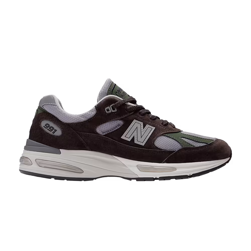 New Balance 991v2 Made in England Essentially Offbeat Pack - Licorice