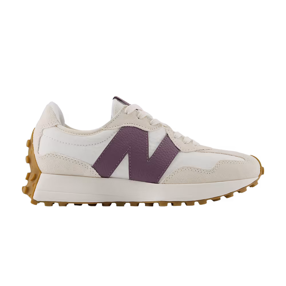 New Balance Women's 327 Linen Dark Ice Wine