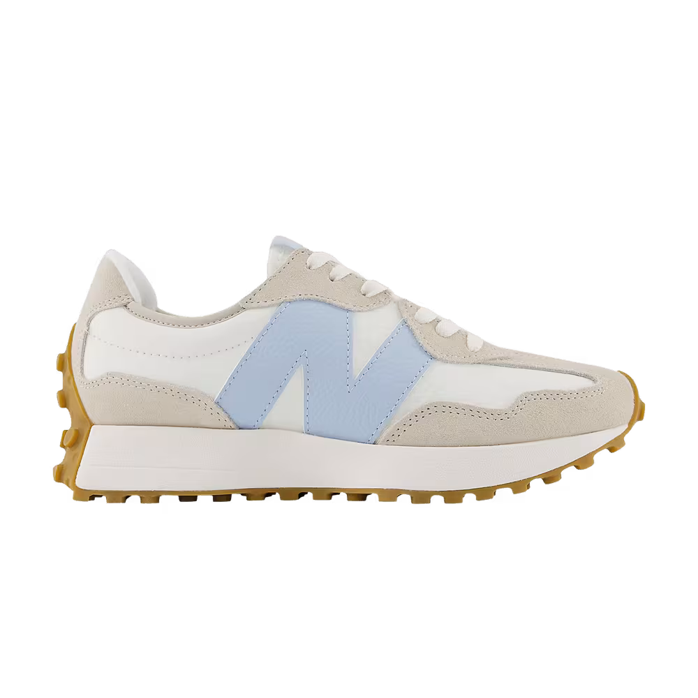 New Balance Women's 327 Timberwolf Light Chrome Blue