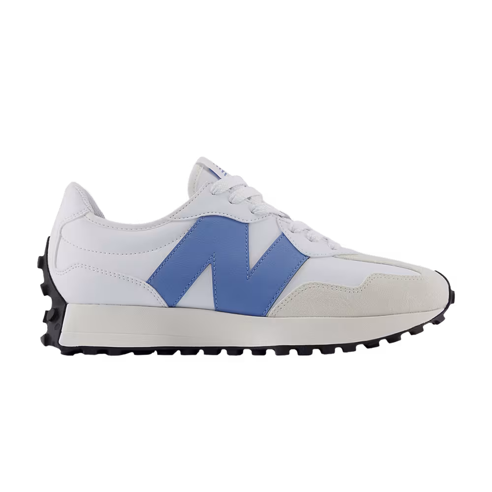 New Balance 327 White Blue Laguna