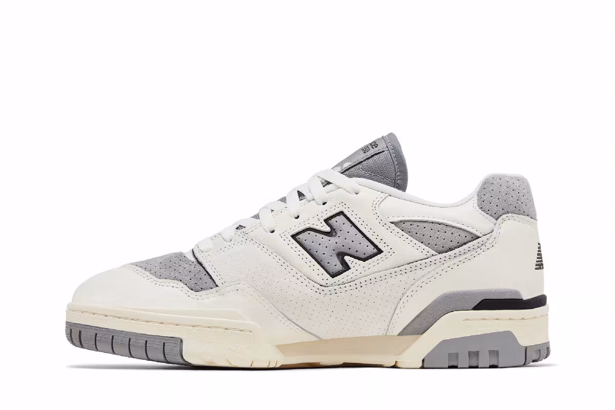 New Balance 550 Sea Salt Slate Grey, view 4