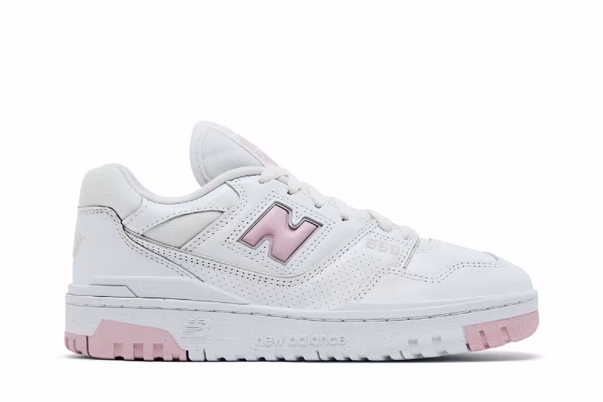 New Balance Women's 550 White Twilight Haze, view 2