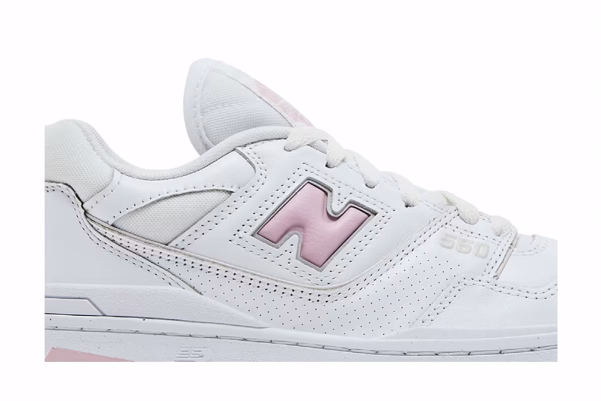 New Balance Women's 550 White Twilight Haze, view 3