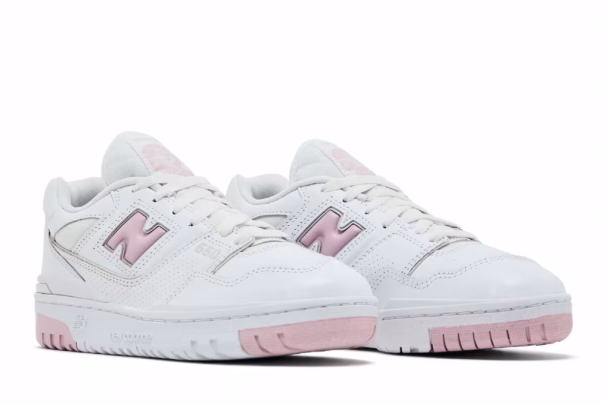 New Balance Women's 550 White Twilight Haze, view 9