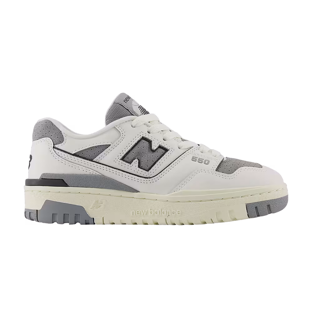 New Balance 550 Big Kid Sea Salt Slate Grey