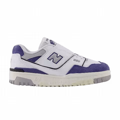 New Balance 550 Hook & Loop Little Kid 'White Raincloud Indigo'