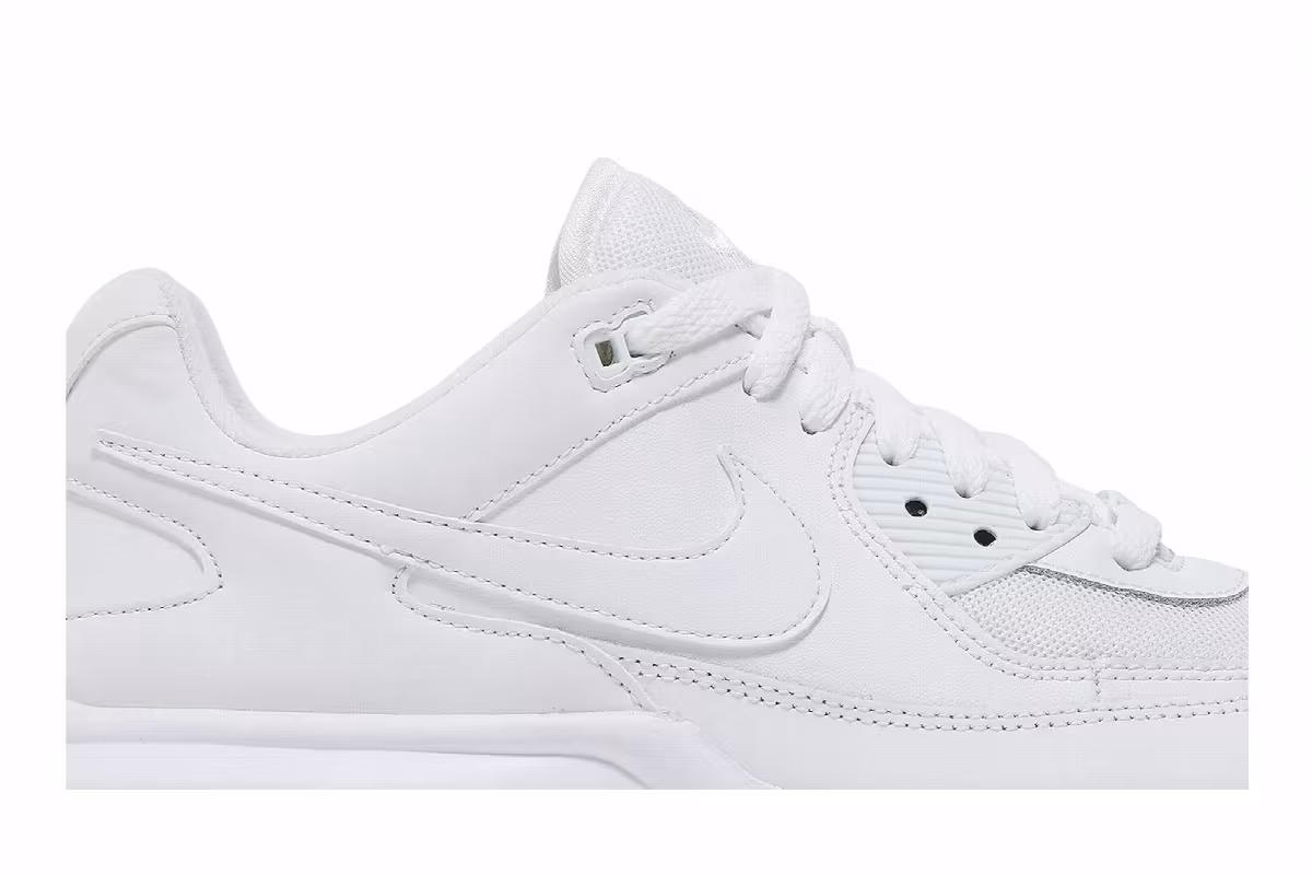 Nike Air Max Wright GS Triple White, view 3