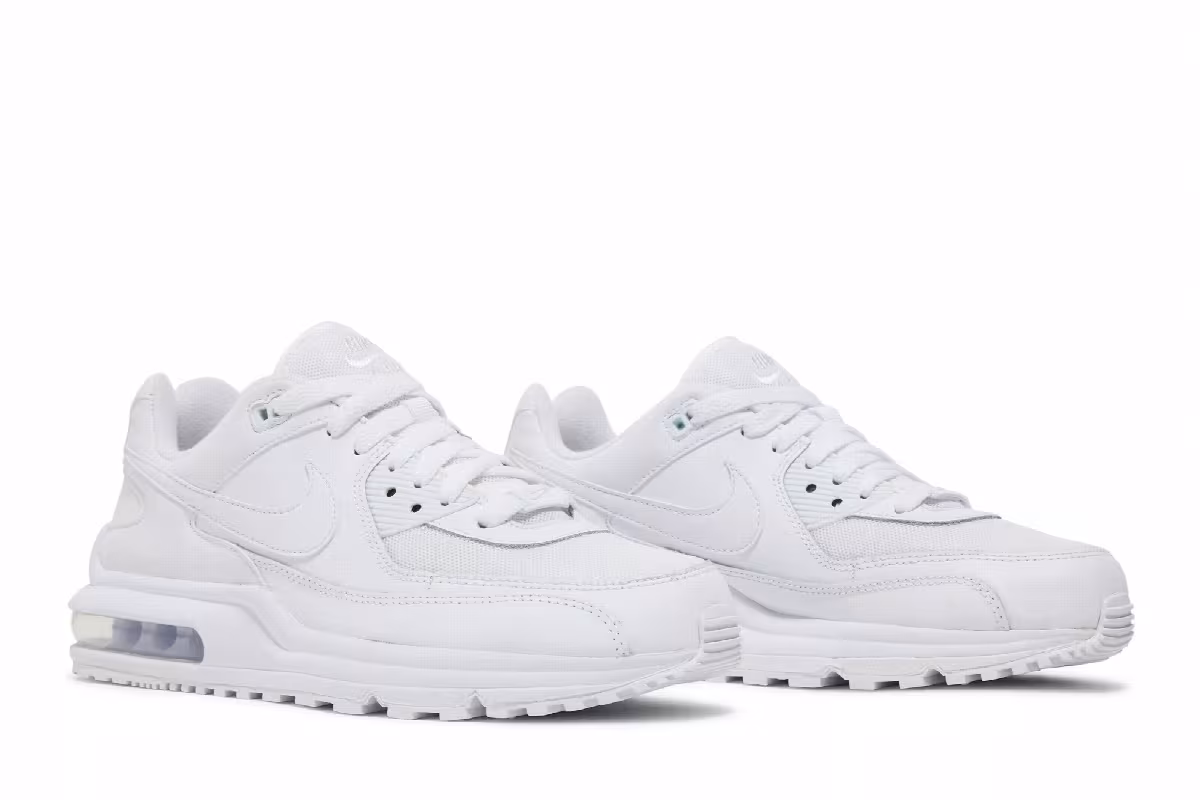 Nike Air Max Wright GS Triple White, view 9