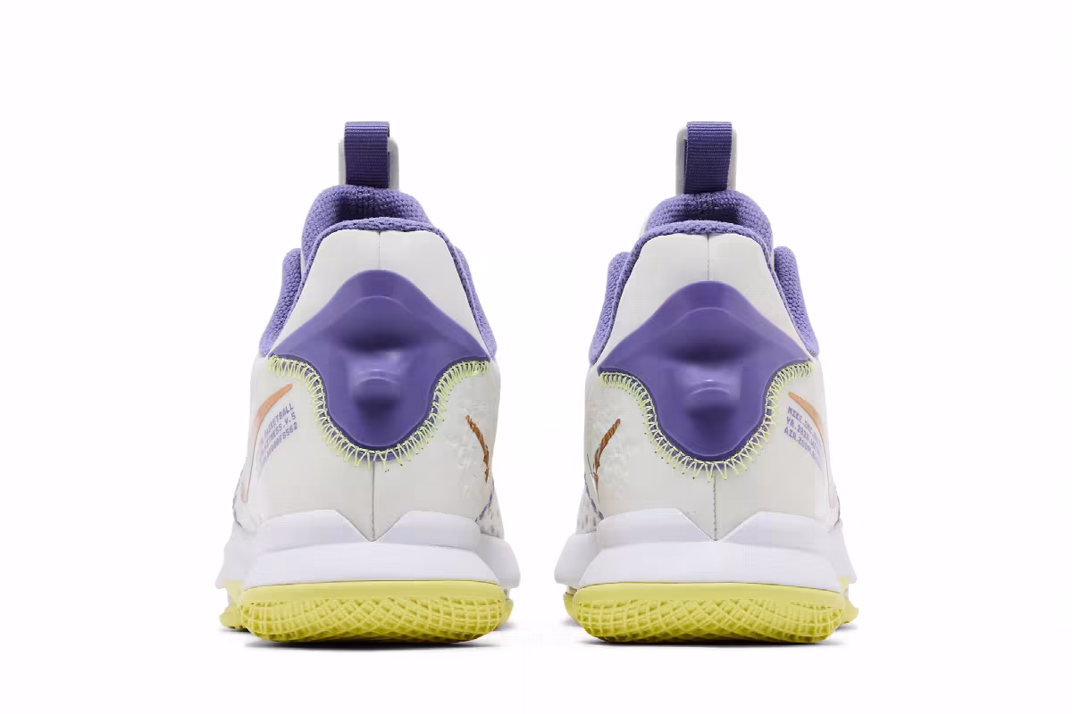 Nike LeBron Witness 5 EP Summit White Metallic Bronze, view 7