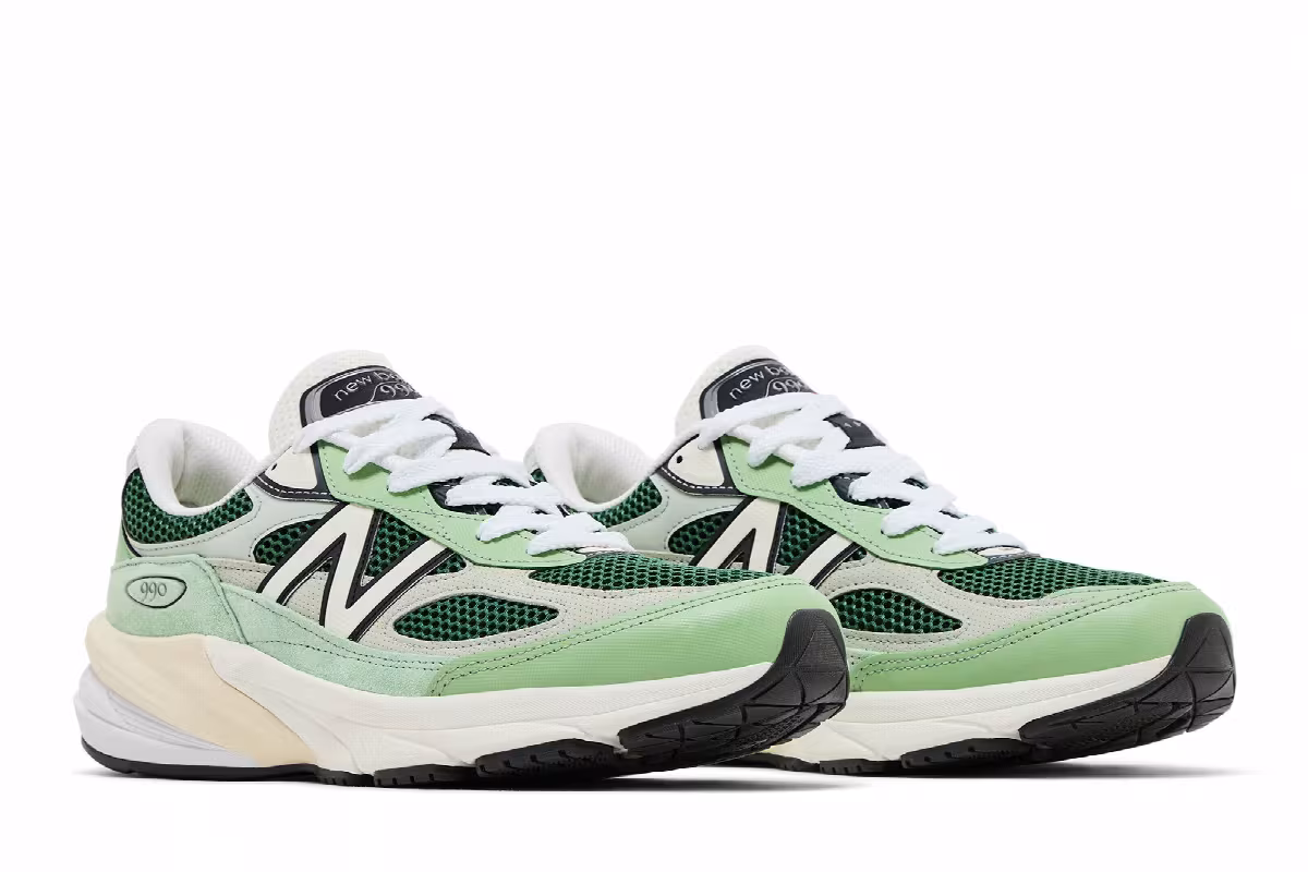Teddy Santis x New Balance 990v6 Made in USA Avocado Natural Mint, view 9