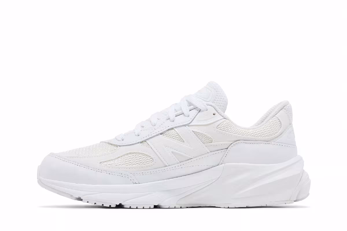 Comme des Garçons Homme x New Balance 990v6 Made in USA White, view 4