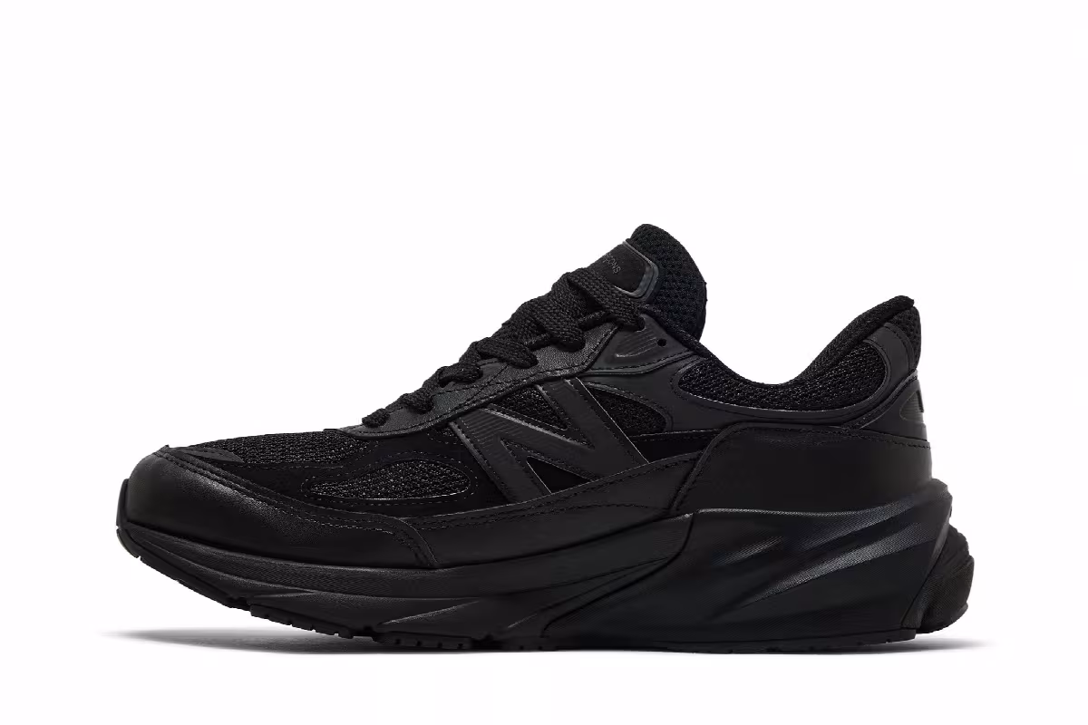 Comme des Garçons Homme x New Balance 990v6 Made in USA Black, view 4