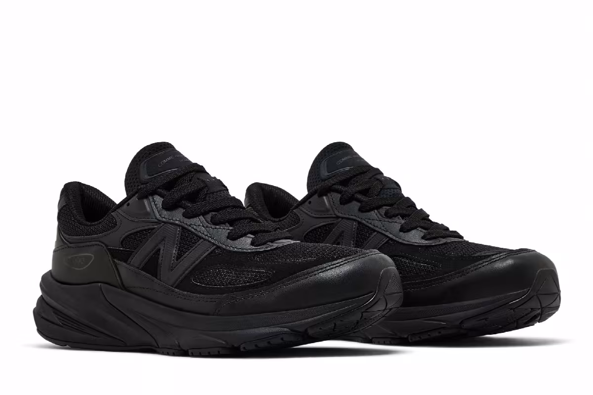Comme des Garçons Homme x New Balance 990v6 Made in USA Black, view 9