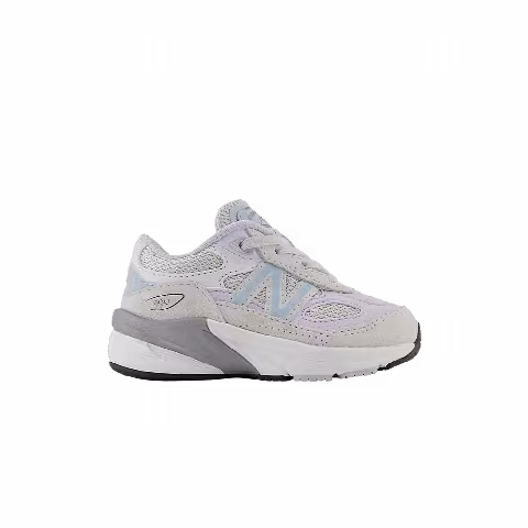 New Balance 990v6 Toddler 'Grey Matter Bright Lavender'