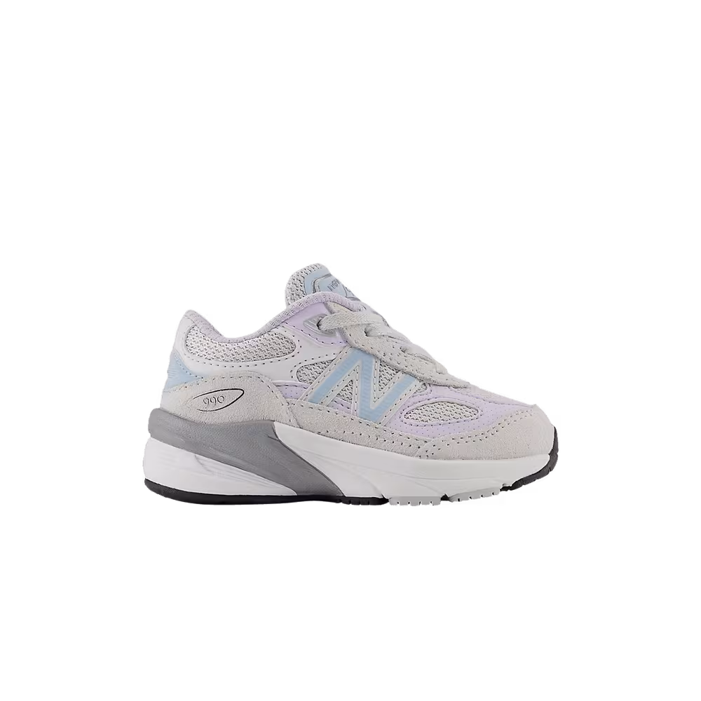New Balance 990v6 Toddler Grey Matter Bright Lavender