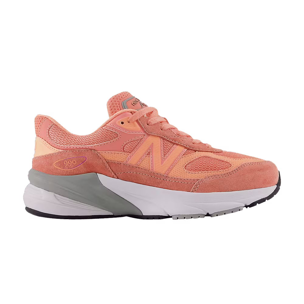 New Balance 990v6 Big Kid Passion Fruit