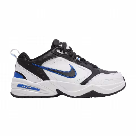 Nike Air Monarch IV 4E Wide 'White Black'