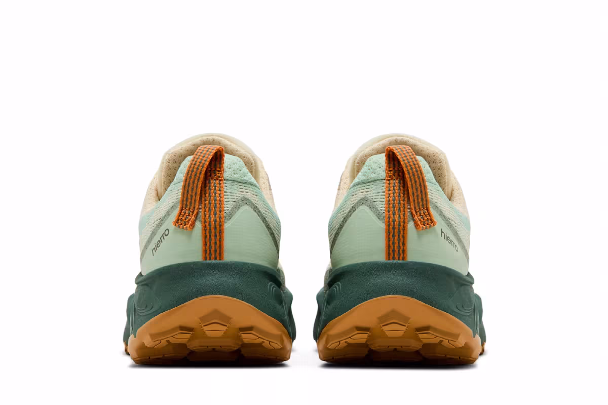 New Balance Women's Fresh Foam X Hierro v9 Calcium Dark Juniper, view 7