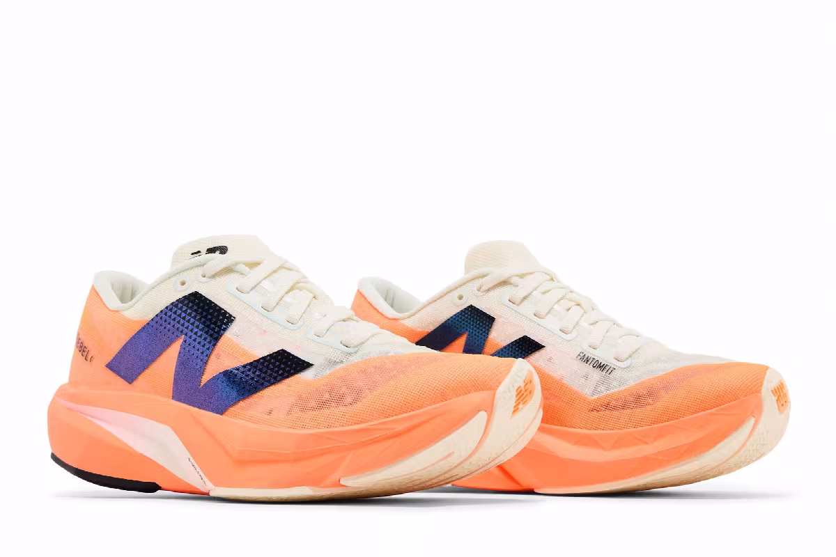 New Balance Women's FuelCell Rebel v4 Hot Mango, view 9