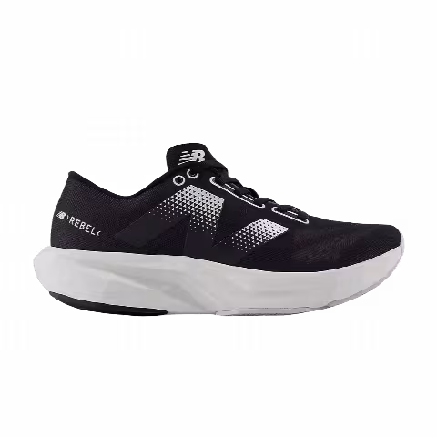 New Balance Wmns FuelCell Rebel v4 Wide 'Black White Grey Matter'