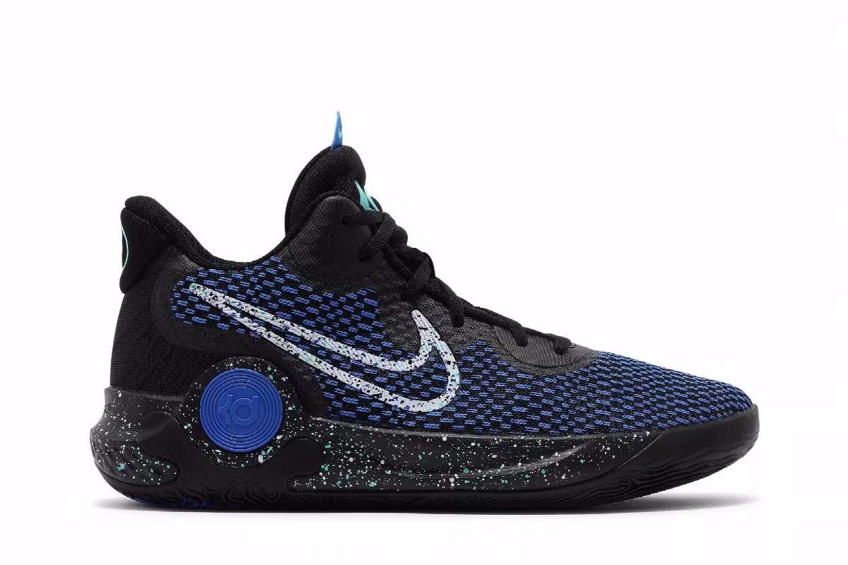 Nike KD Trey 5 IX Black Racer Blue, view 2