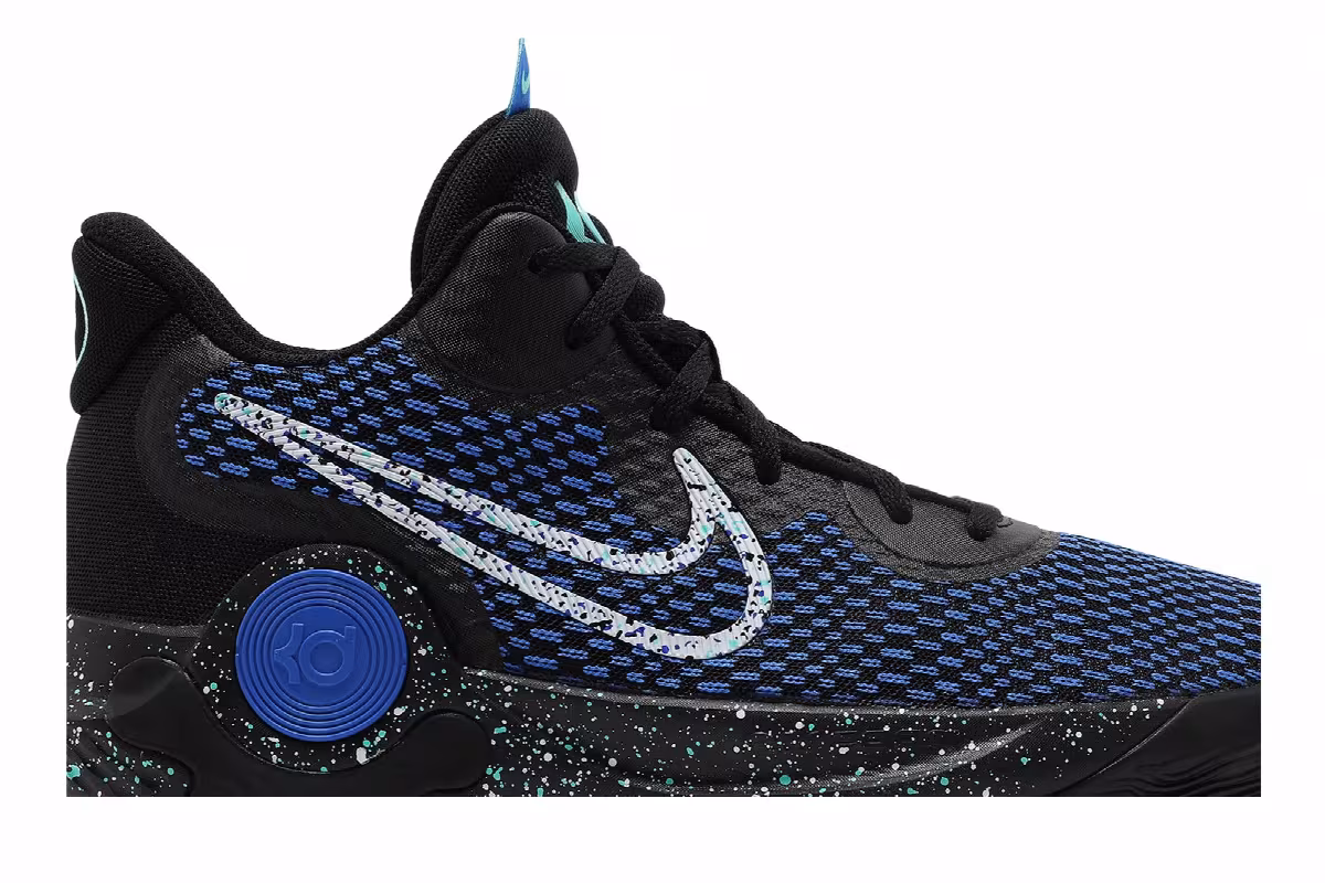 Nike KD Trey 5 IX Black Racer Blue, view 3